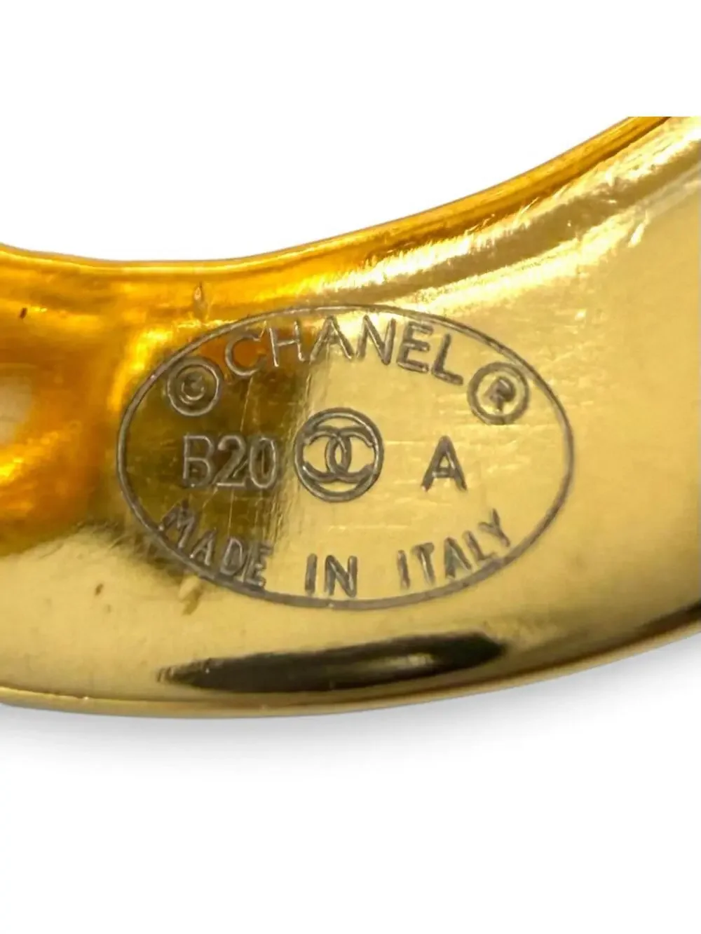Chanel Cc Logo Clip-On Earrings Metal #357902C77B